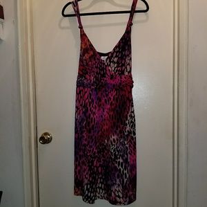 Fashion Bug Multicolor Animal Print Dress